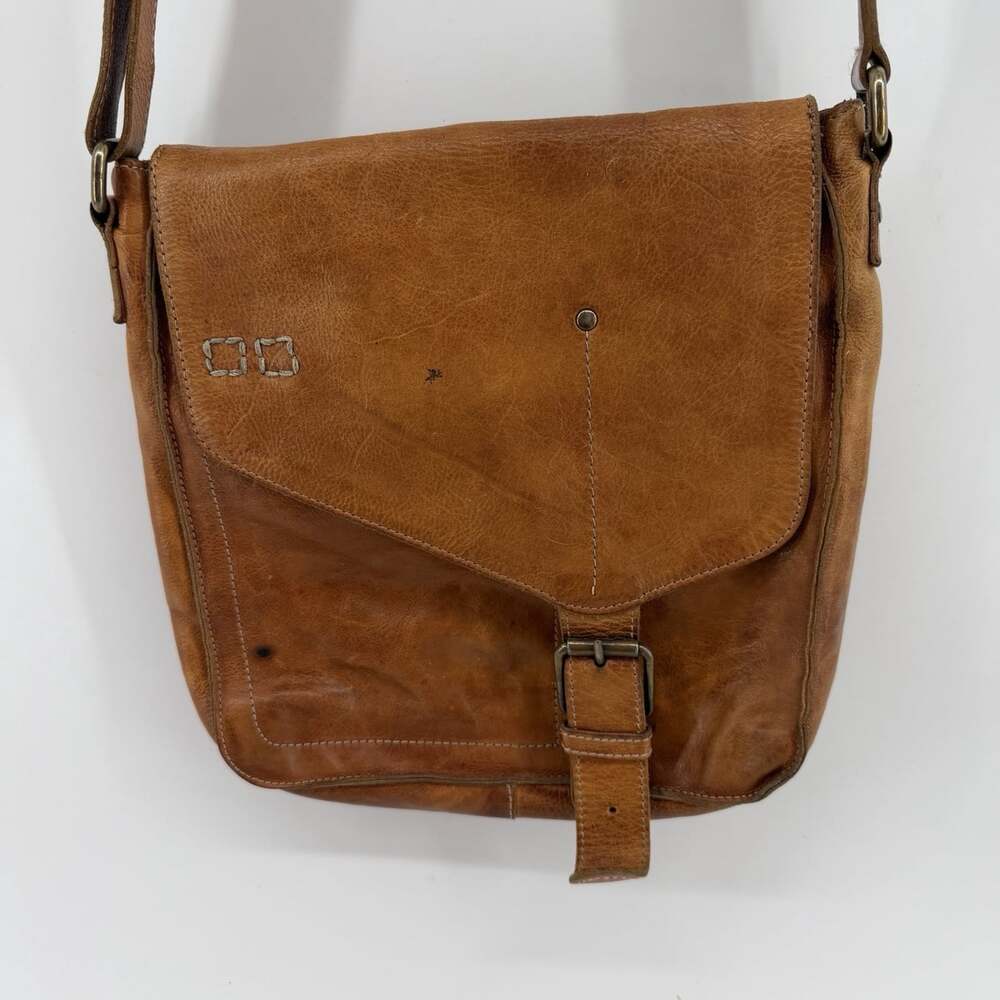 Bed Stu Leather Venice Beach Crossbody Tan Hobo Bohemian Bag